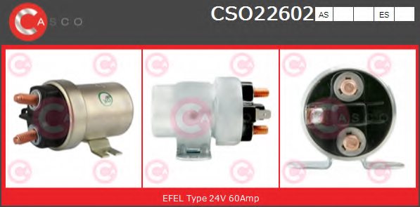 CASCO CSO22602AS Solenoid Switch, starter